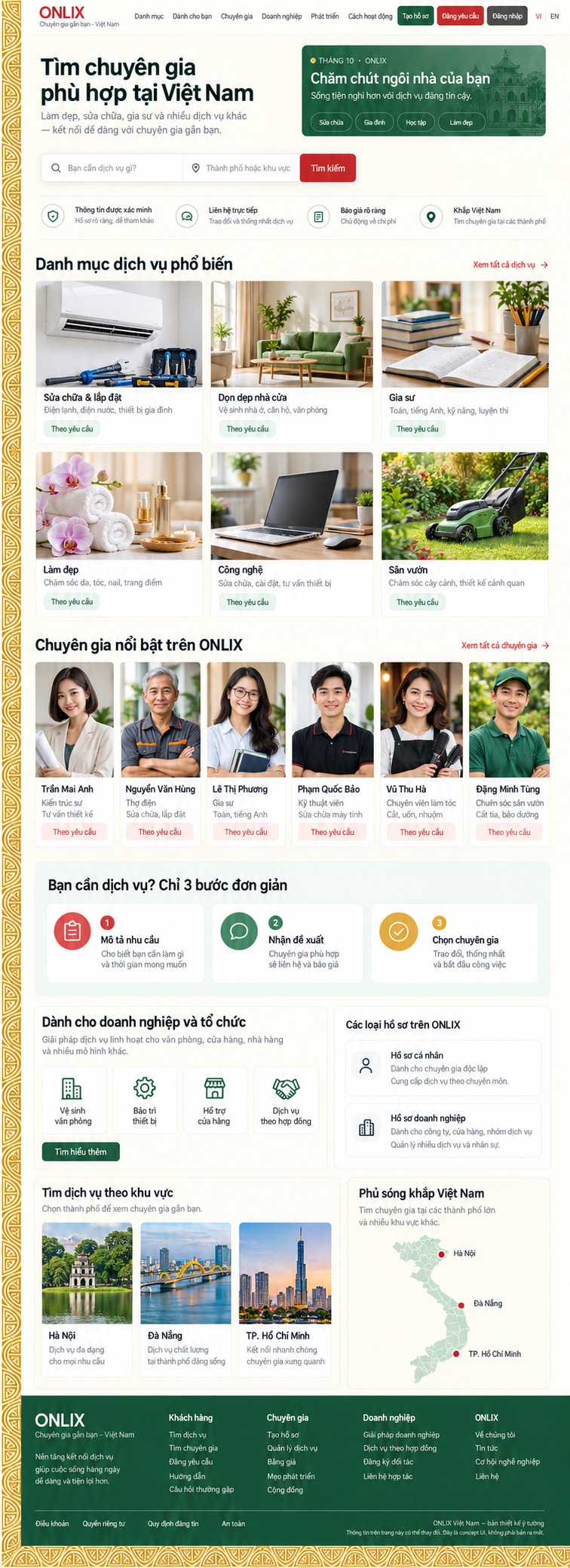 Originales ONLIX-Designkonzept für Vietnam